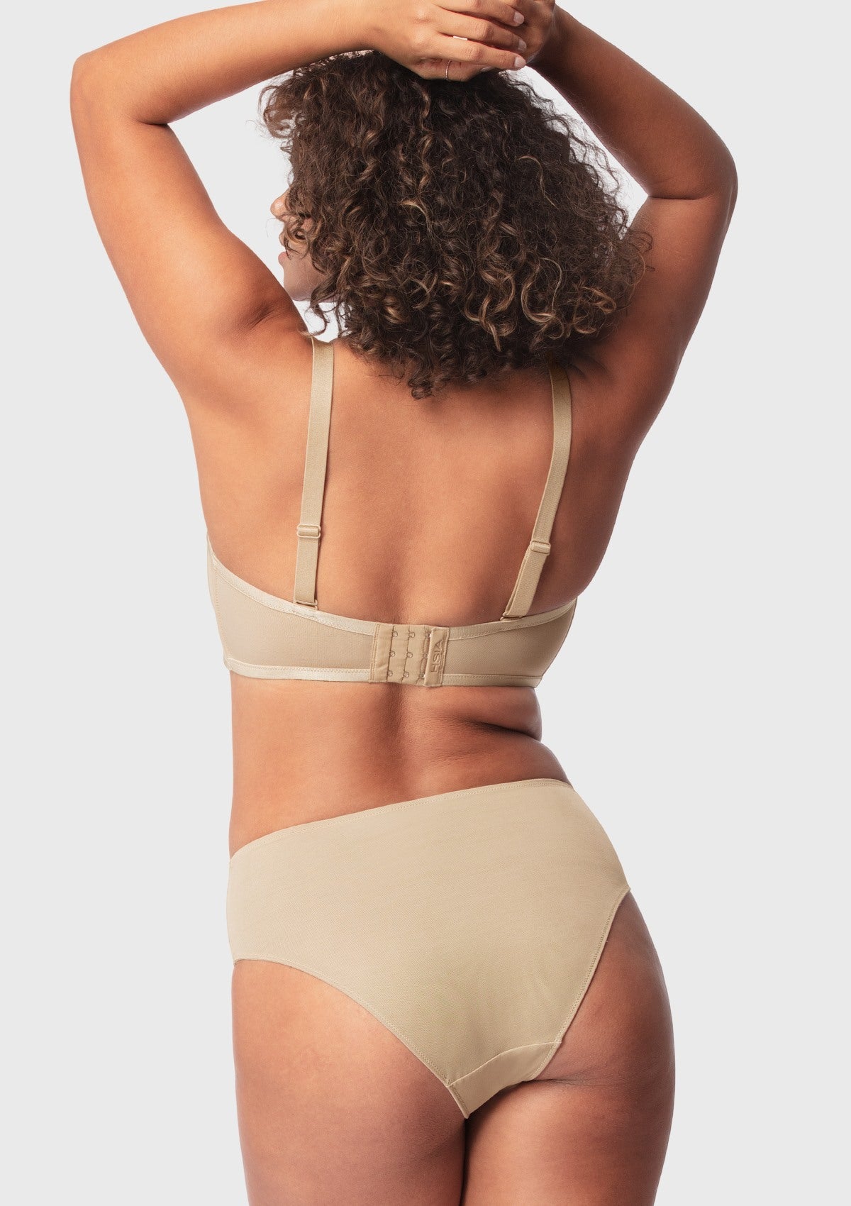 Bella Sheer Mesh Unlined Underwire Strapless Balconette Bra - HSIA