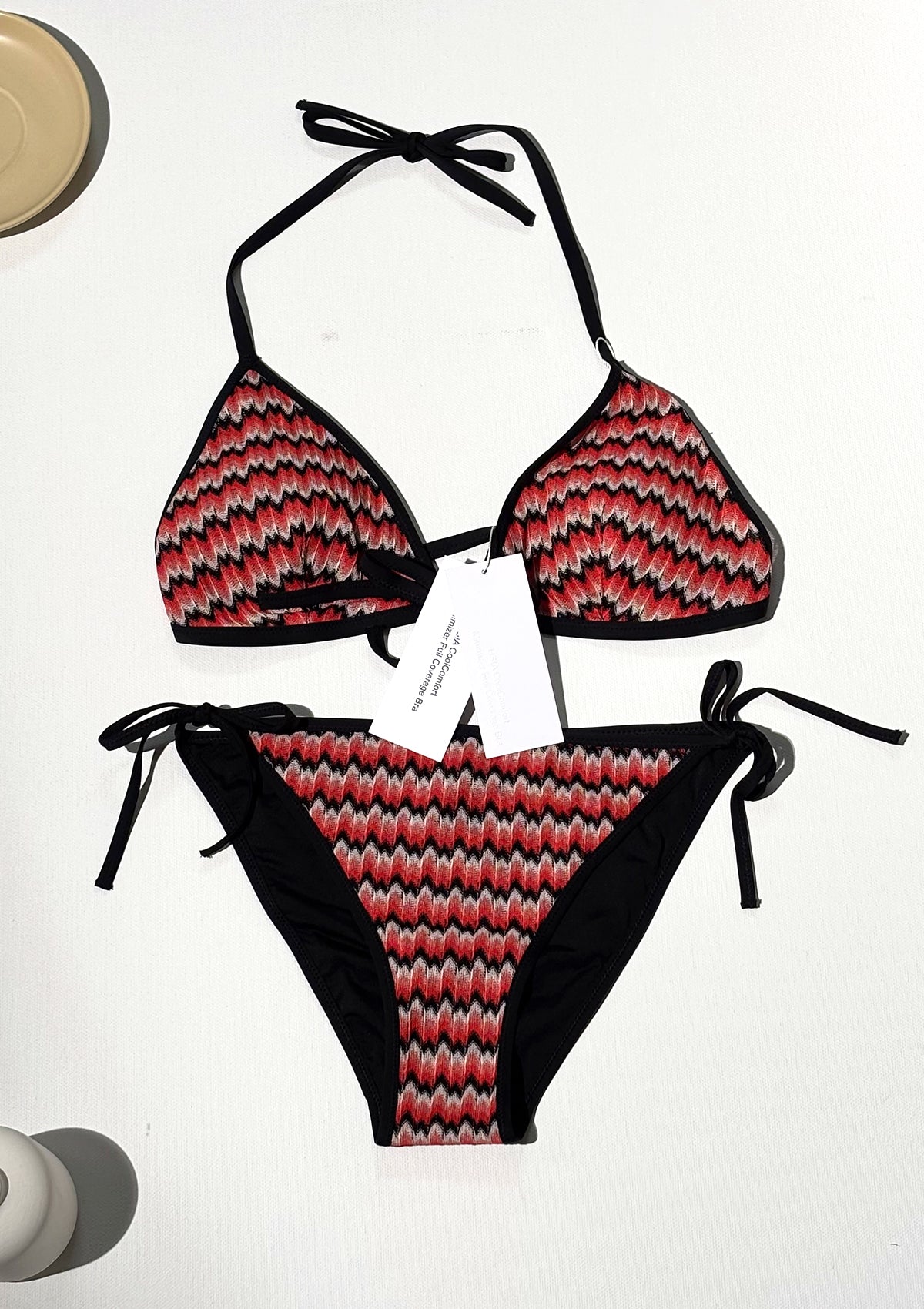 HSIA CoolComfort Two Piece Halter Tie Side Bikini Bathing Suit - HSIA