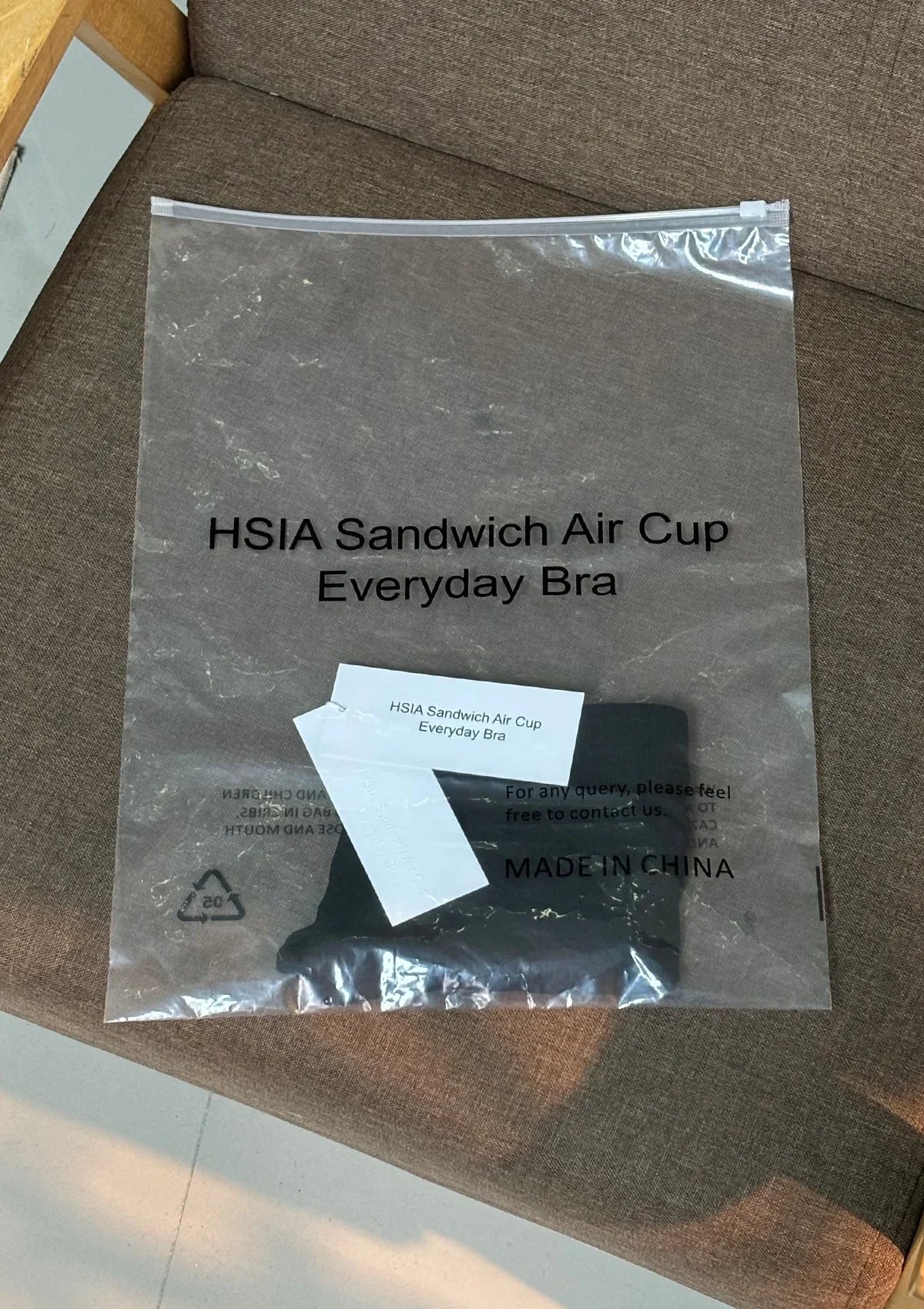 HSIA Sandwich Air Cup High Waist Seamless Ice Silk Invisible Underwear - HSIA