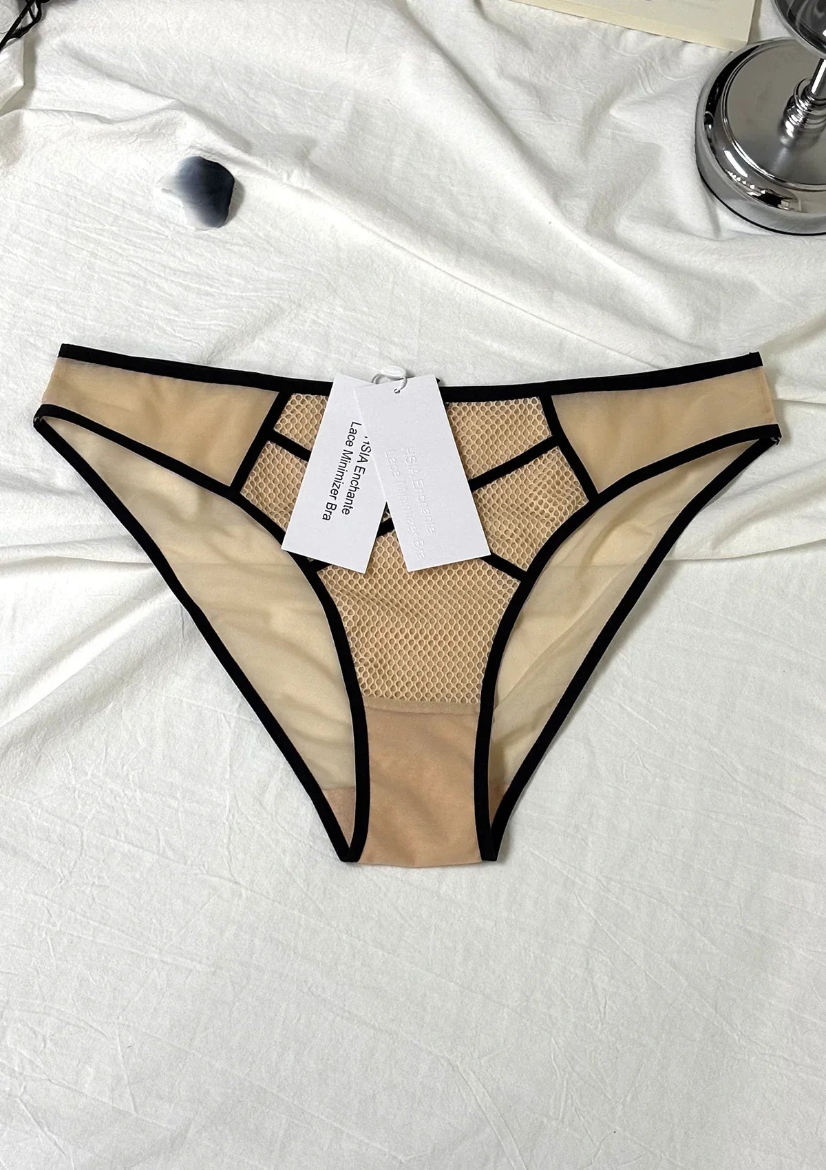 HSIA Enchante Punk Chic Mesh Bikini Underwear - HSIA