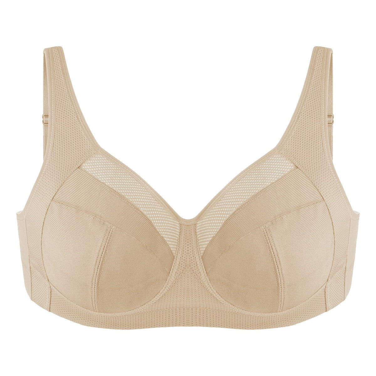 AiryComfort Full Coverage Unlined WireFree Minimizer Bra - HSIA