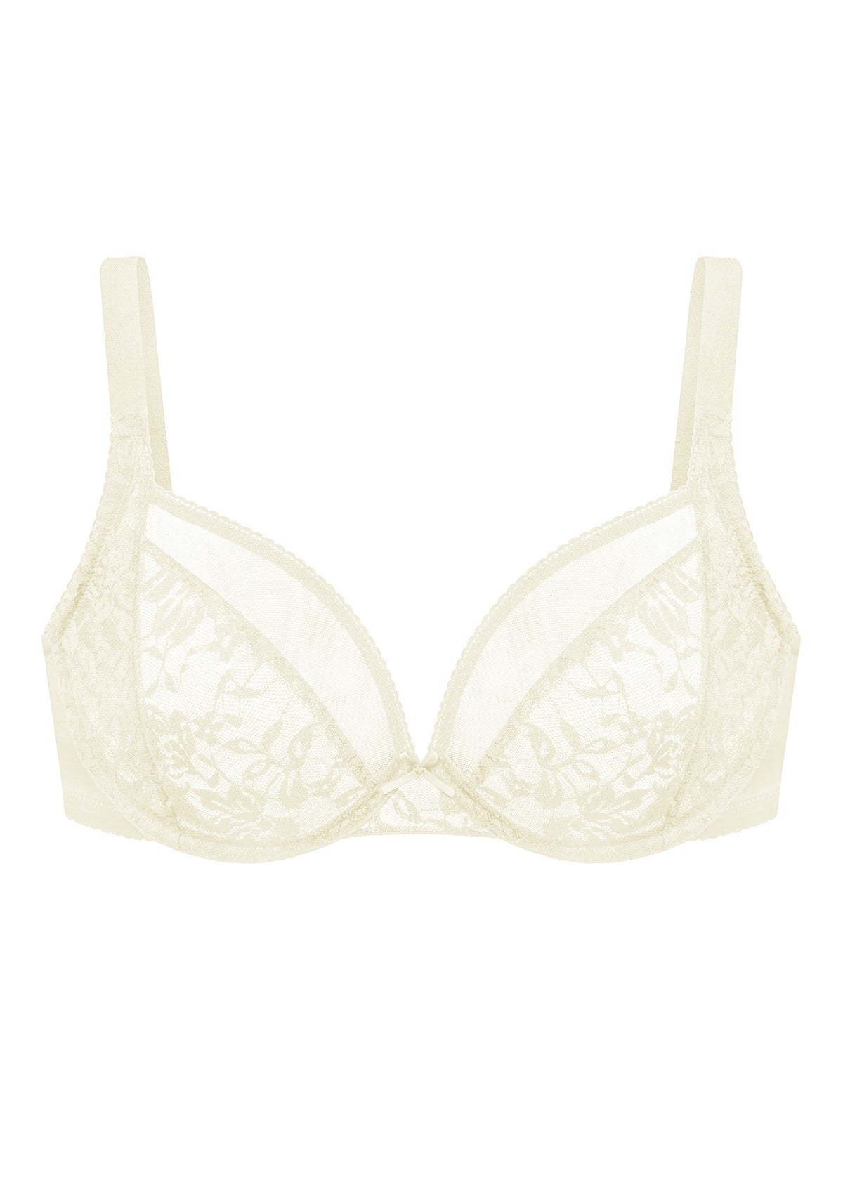 Azalea Champagne Lace Unlined Underwire Bra Set - HSIA
