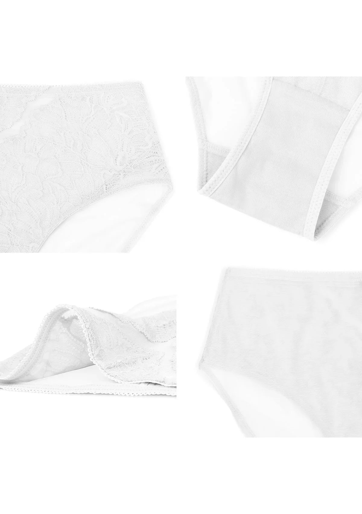 Blossom High-Rise Lace Brief Underwear - HSIA