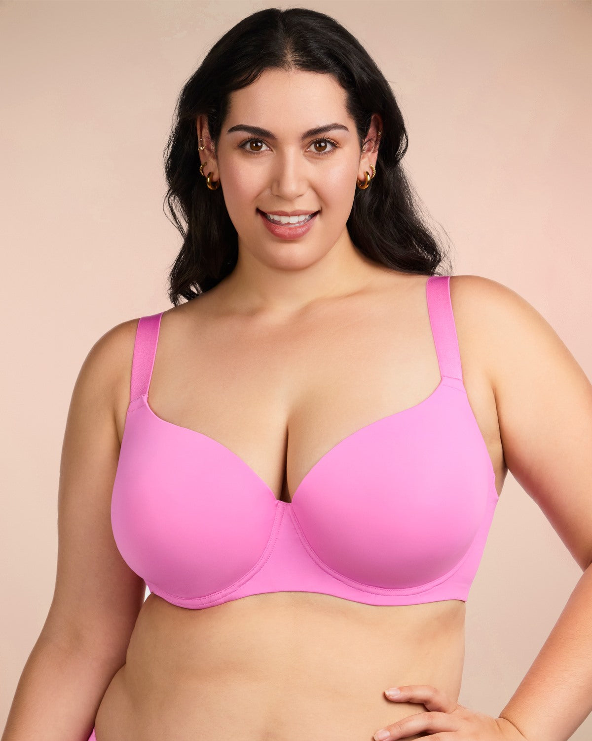 Gemma Smooth Lightly Padded Underwire T-shirt Bra - HSIA