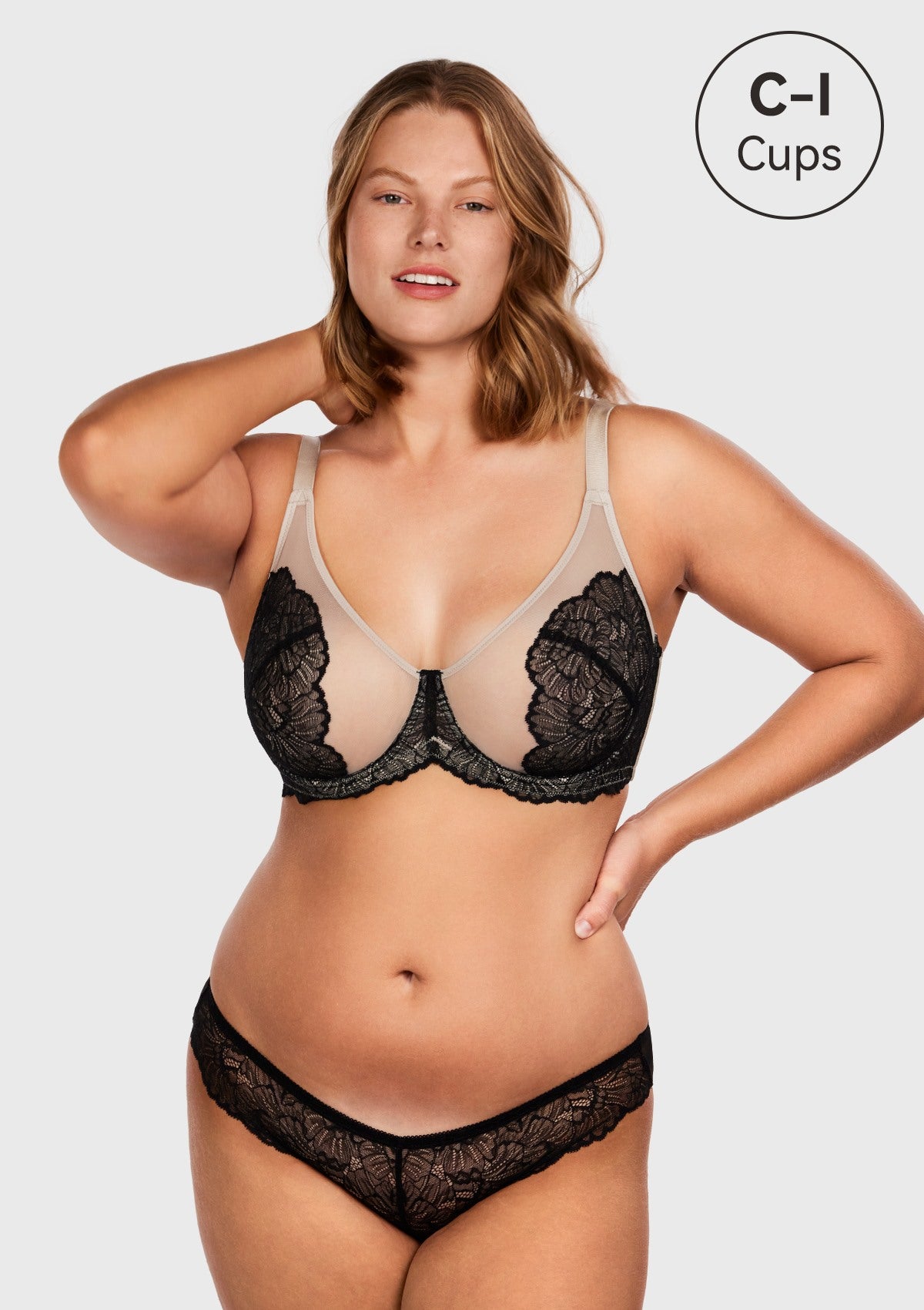 HSIA Blossom Black Unlined Lace Bra - HSIA