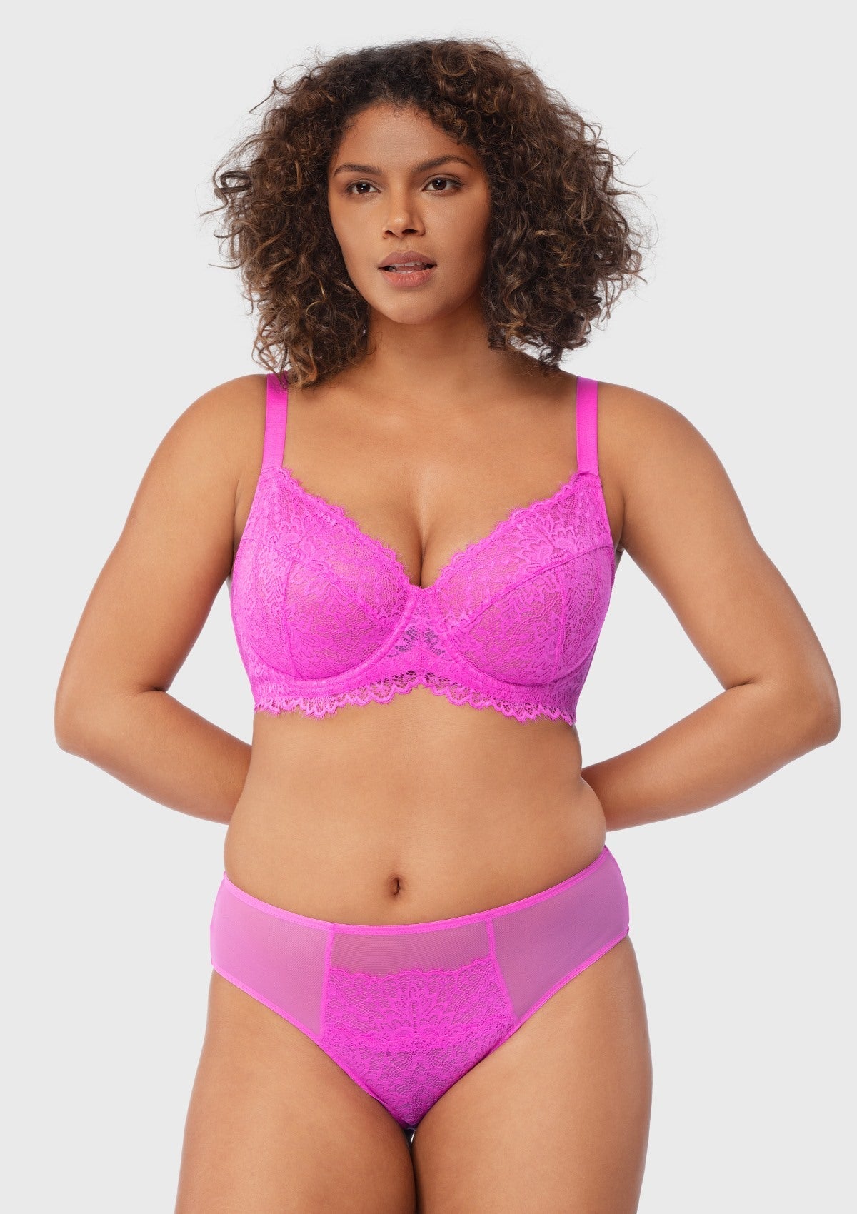 HSIA Black Sunflower Underwire Lace Bra - HSIA