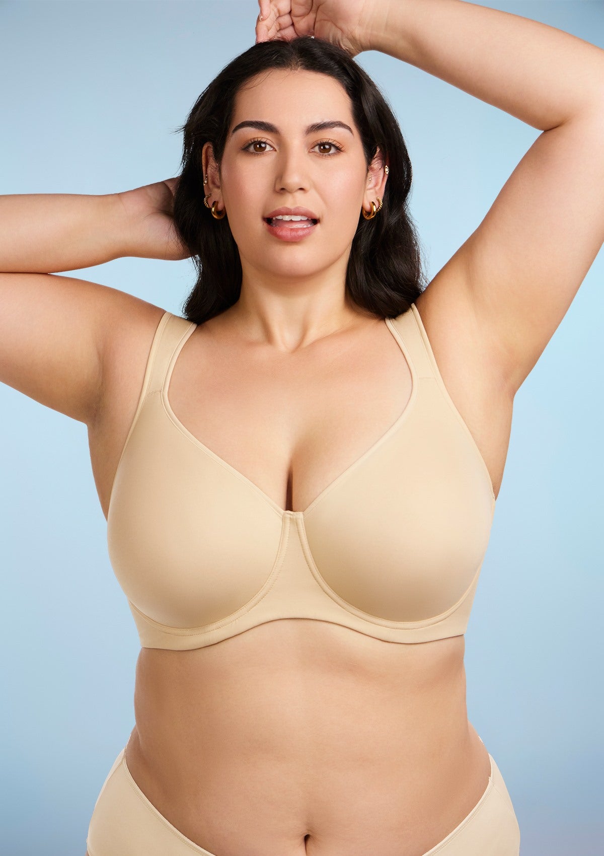 (Cardi B recommends)Joan Ultimate Soft T-shirt Unlined Minimizer Bra - HSIA