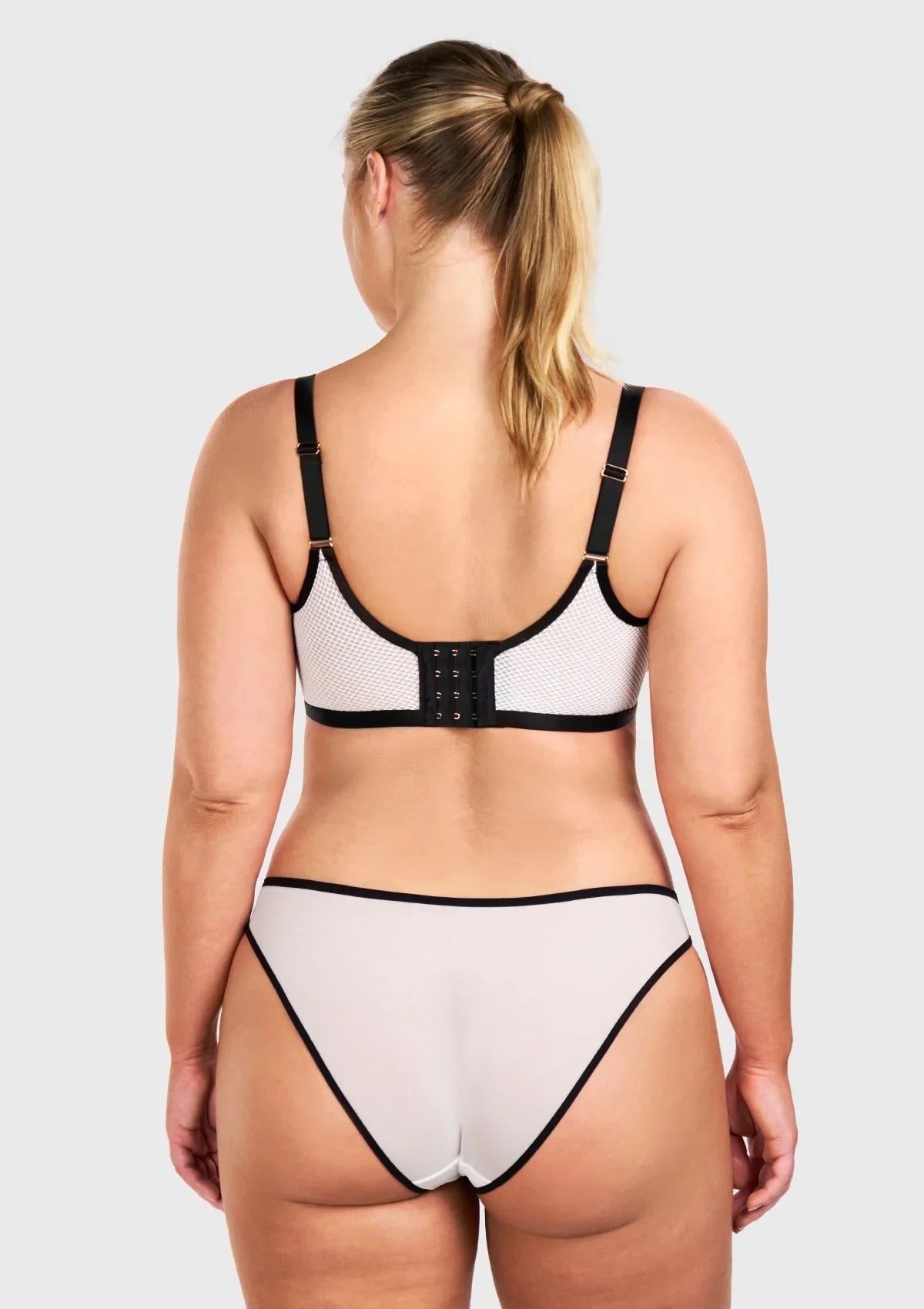 Punk Chic Strappy Unlined Balconette Bra - HSIA