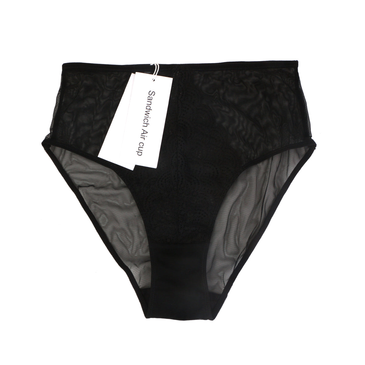 Sandwich Air cup Mesh Lace Panty Women Underwear - HSIA