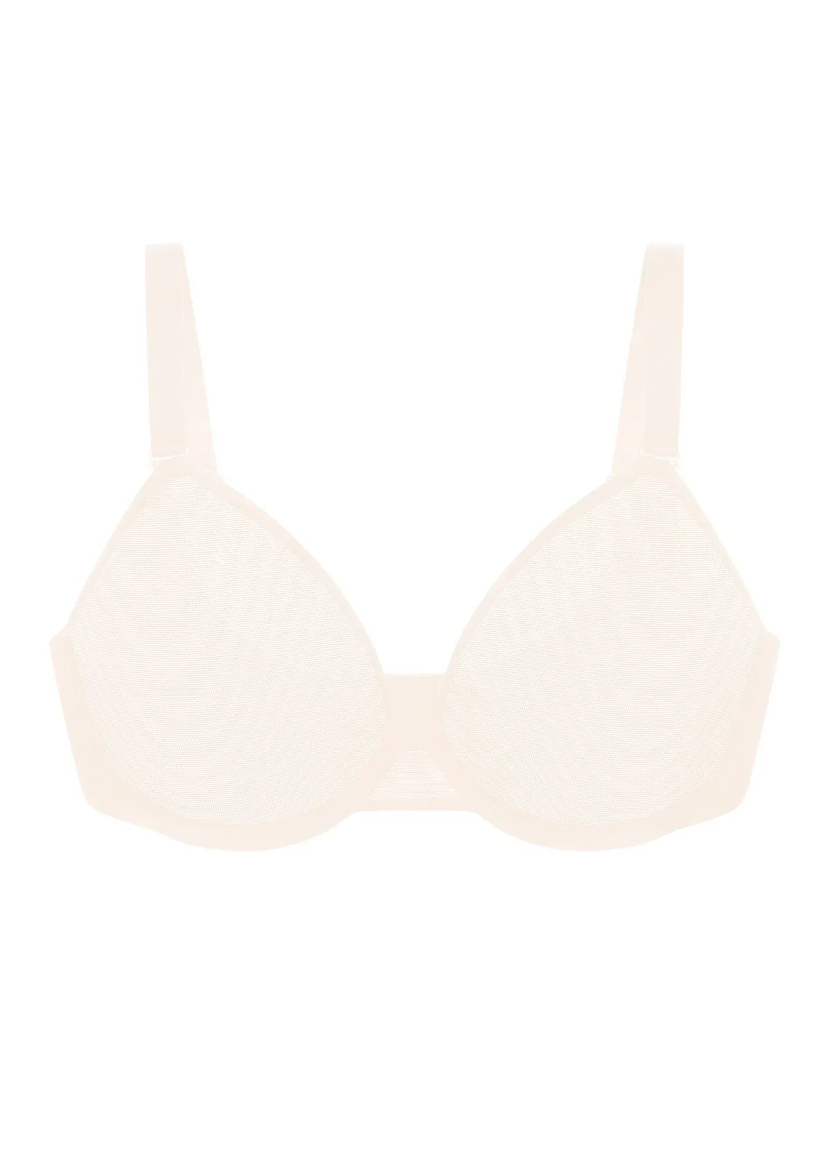Seraphina Unlined Underwire Sheer Mesh Bra - HSIA
