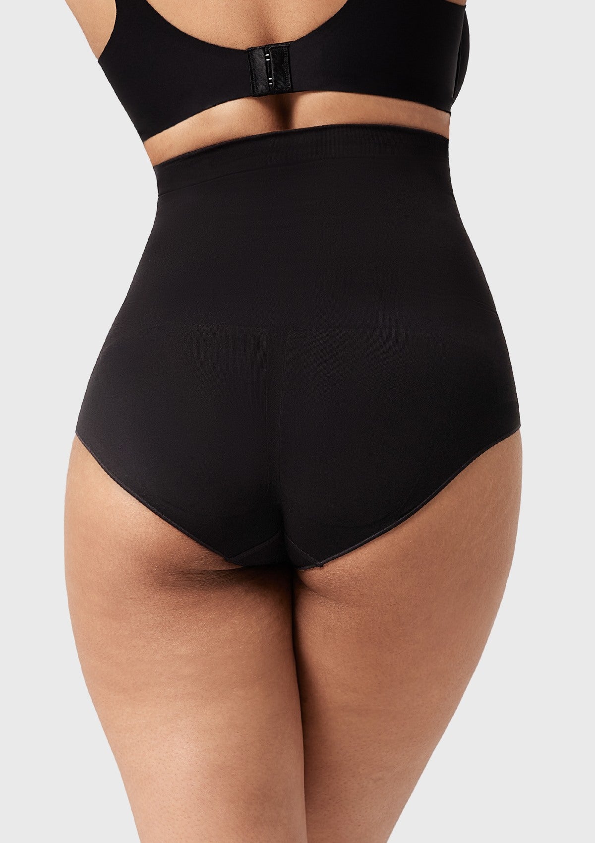 Songful Anti-Slip Tummy Control High-Waist Soft Stretch Breathable Brief Shapewear - HSIA