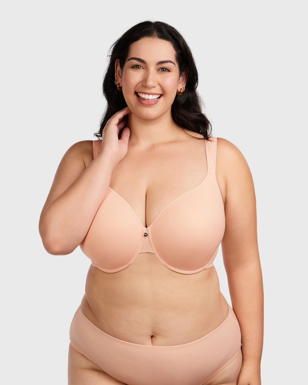 Ultra Comfort Lightly Padded T-shirt Minimizer Full Coverage Underwire Bra - HSIA