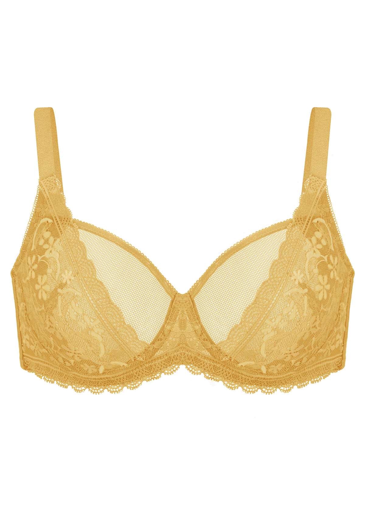 Anemone Lace Dolphin Unlined Bra TK - HSIA