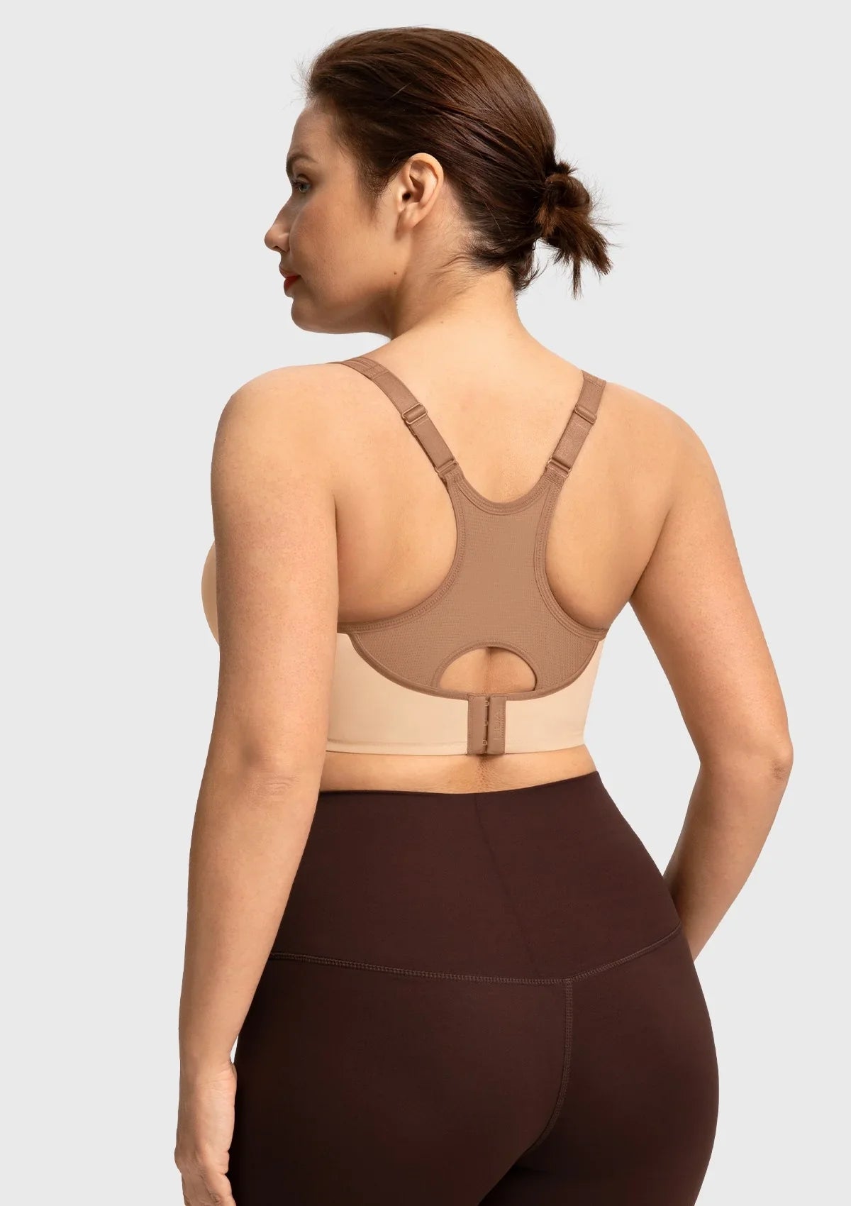 HSIA Athea Hybrid Active Vibe Soft Support Non-padded Unlined Full Coverage Wide Strap Outside Underwire Sports Bra - HSIA