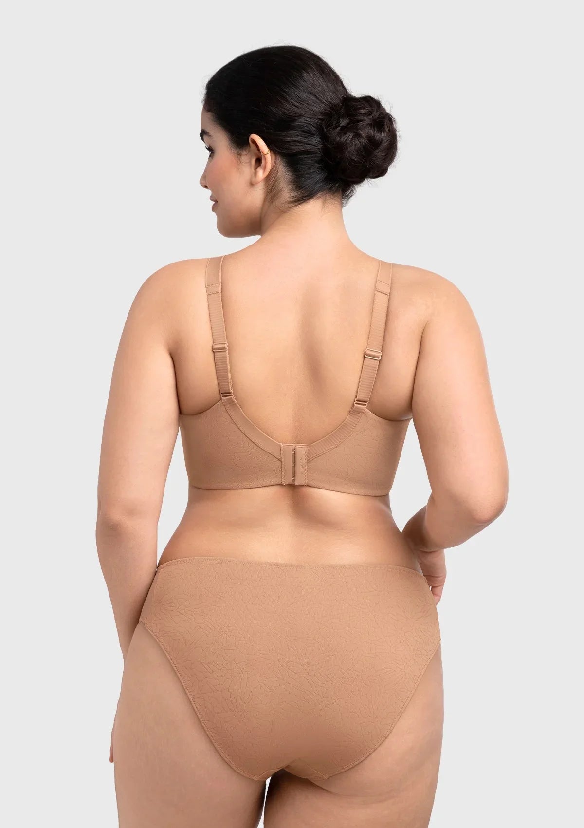 HSIA CoolComfort Plus Size Underwire Smoothing Wide Strap Full Coverage Unlined Minimizer T-shirt Bra - HSIA