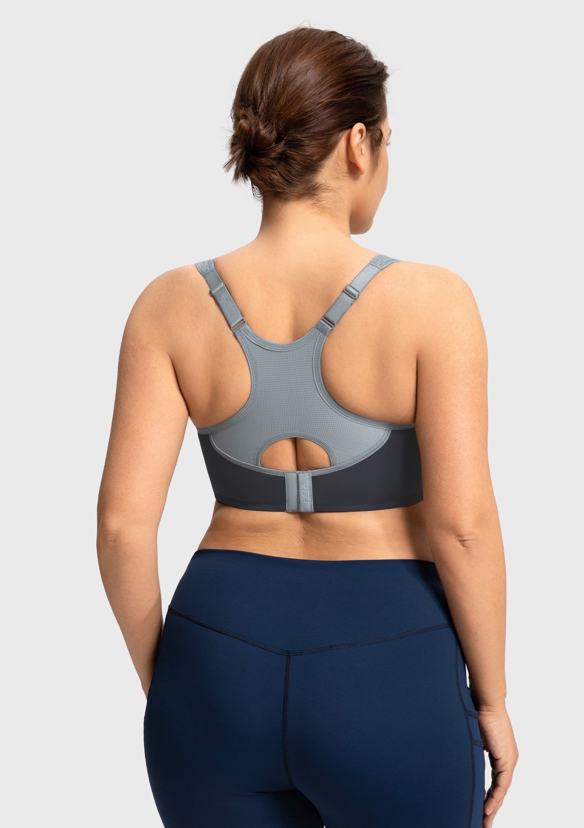 HSIA Athea Hybrid Active Vibe Soft Support Non-padded Unlined Full Coverage Wide Strap Outside Underwire Sports Bra - HSIA