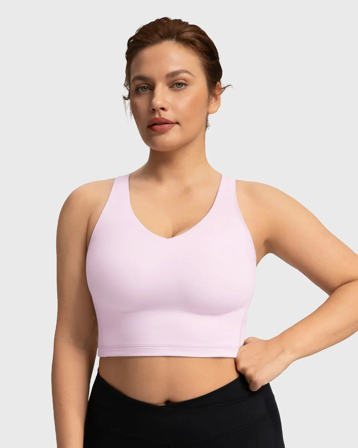 HSIA AirBalance Wirefree Lightly Padded Medium Support Breathable Sports Bra - HSIA
