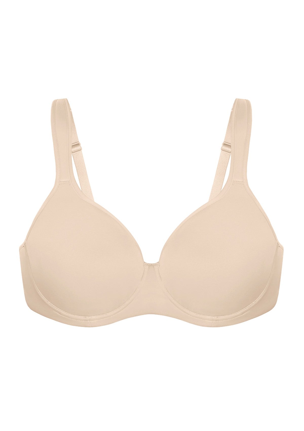 (Cardi B recommends)Joan Ultimate Soft T-shirt Unlined Underwire Minimizer Bra - HSIA