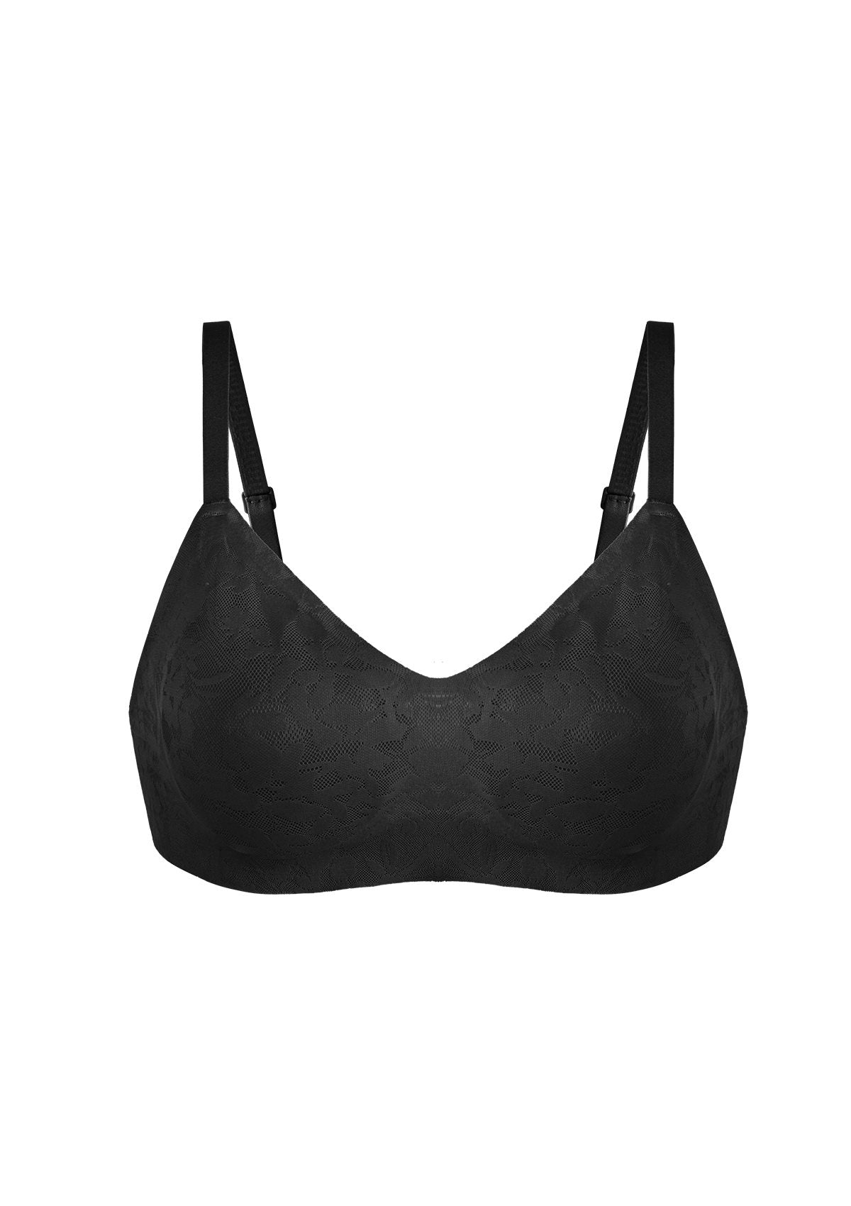 Wireless Seamless Comfort Bralette Full Coverage V-neck for Backless - HSIA