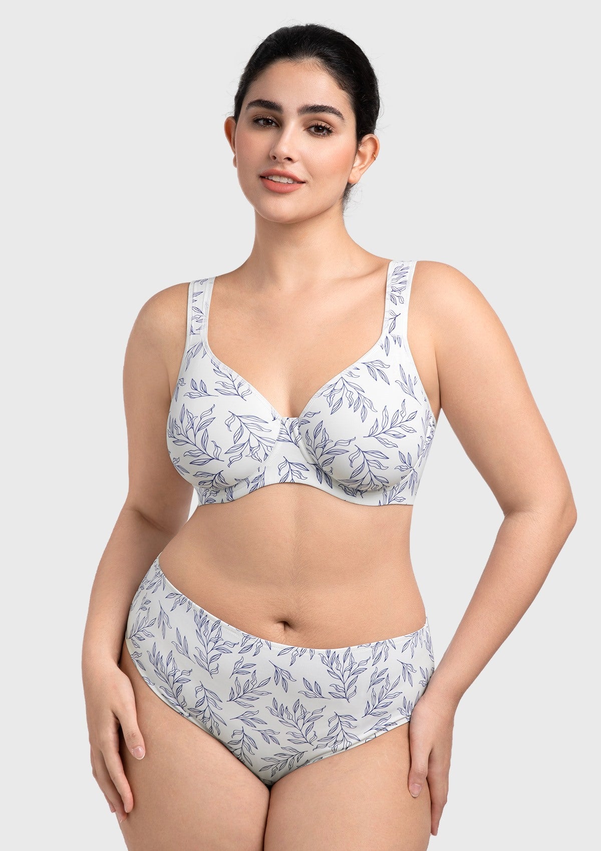 (Cardi B recommends)Joan Ultimate Soft T-shirt Unlined Minimizer Pink Bra - HSIA