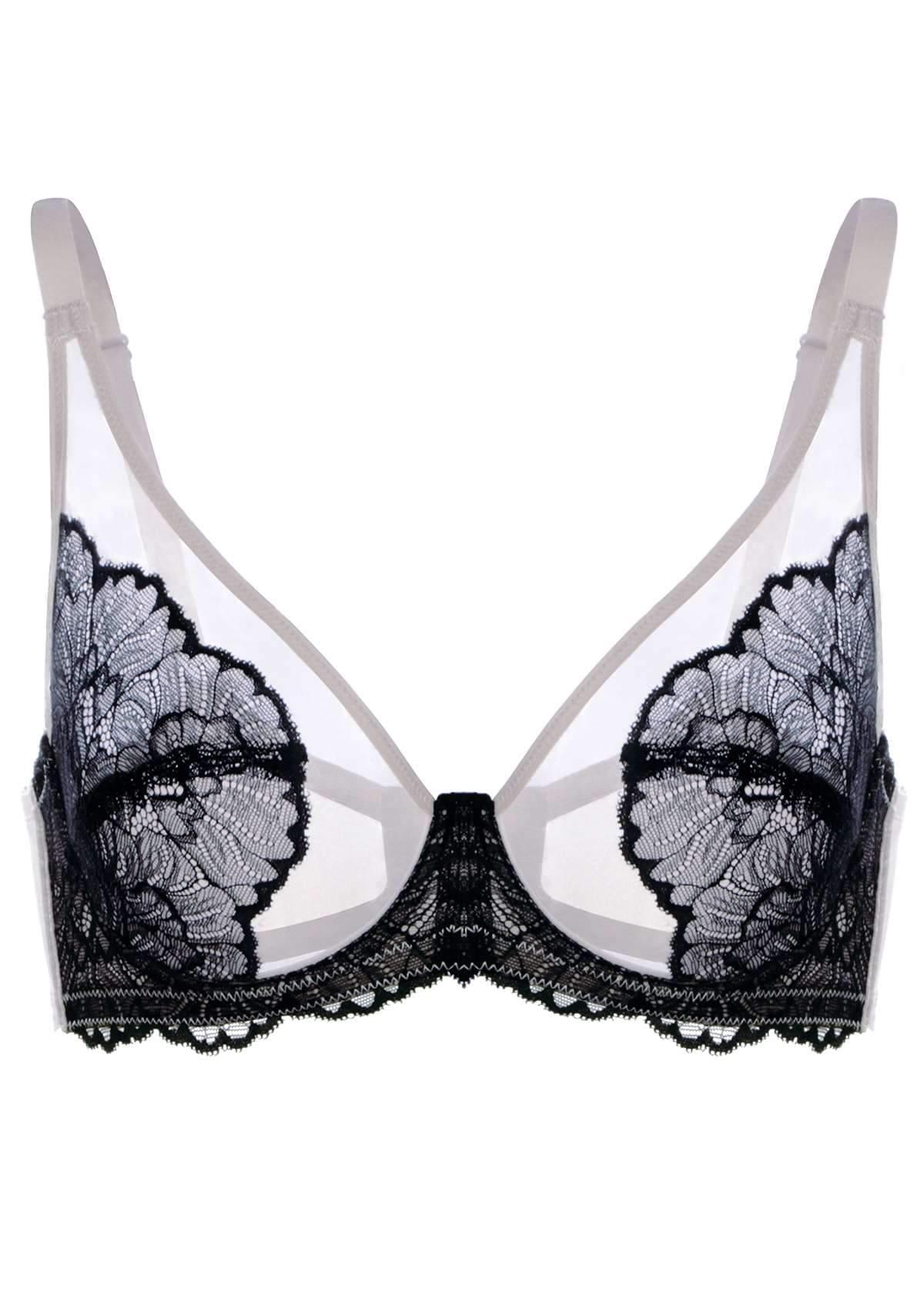 HSIA Blossom Pink Unlined Lace Bra - HSIA