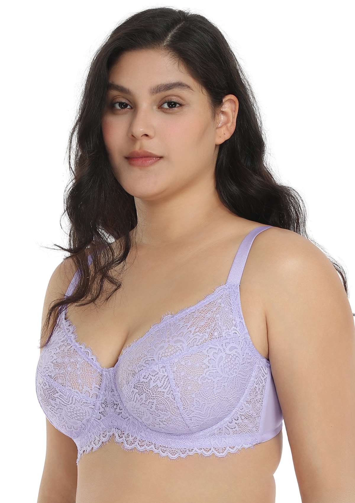 HSIA Black Sunflower Underwire Lace Bra - HSIA
