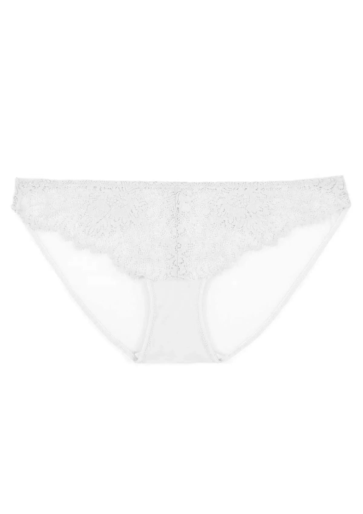 HSIA Sunflower Exquisite White Lace Bikini Underwear - HSIA