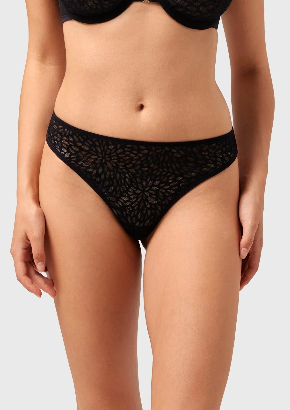 HSIA Vine Sexy Lace Mesh Thong Underwear - HSIA