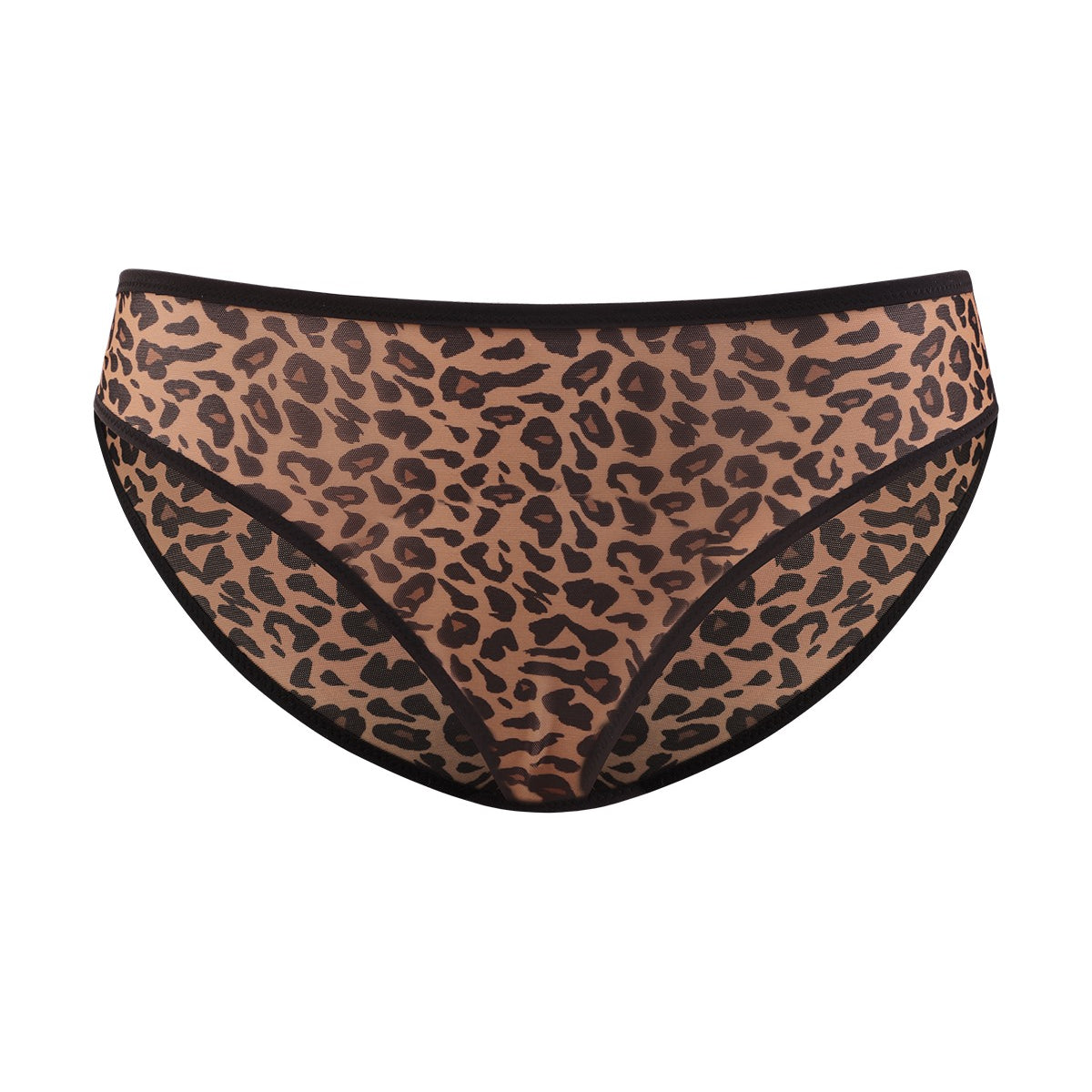HSIA Leopard Wild High Stretch Briefs Soft Breathable Mesh Panty - HSIA