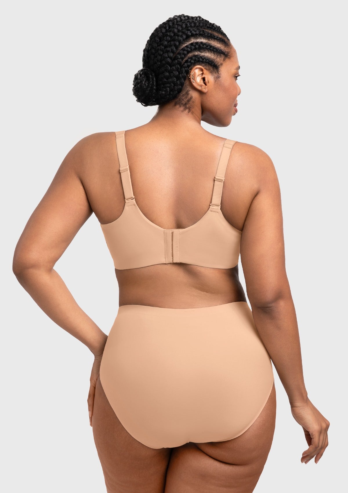 HSIA Miya SoftSense Comfort Lightly Lined T-shirt Back Smoothing Underwire Plus Size Bra Everyday Bra - HSIA