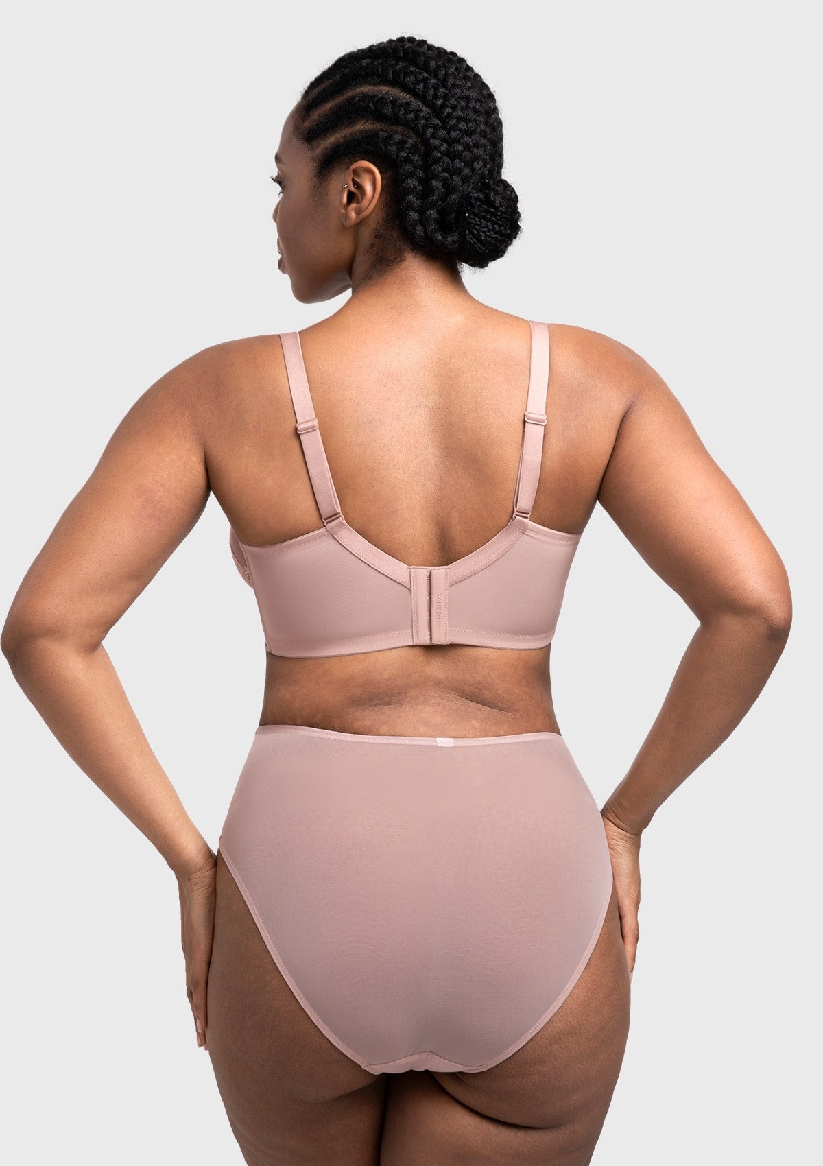 (Cardi B recommends)Mermaid Scales Lace Beige Brown Unlined Bra - HSIA