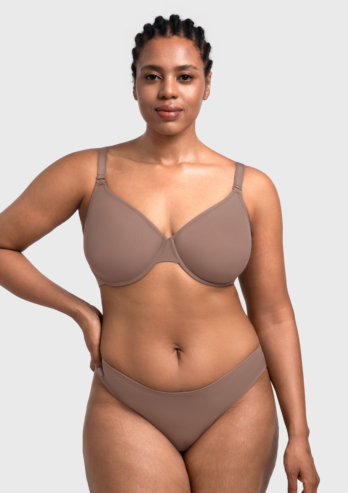 Seraphina Unlined Underwire Sheer Mesh Bra - HSIA