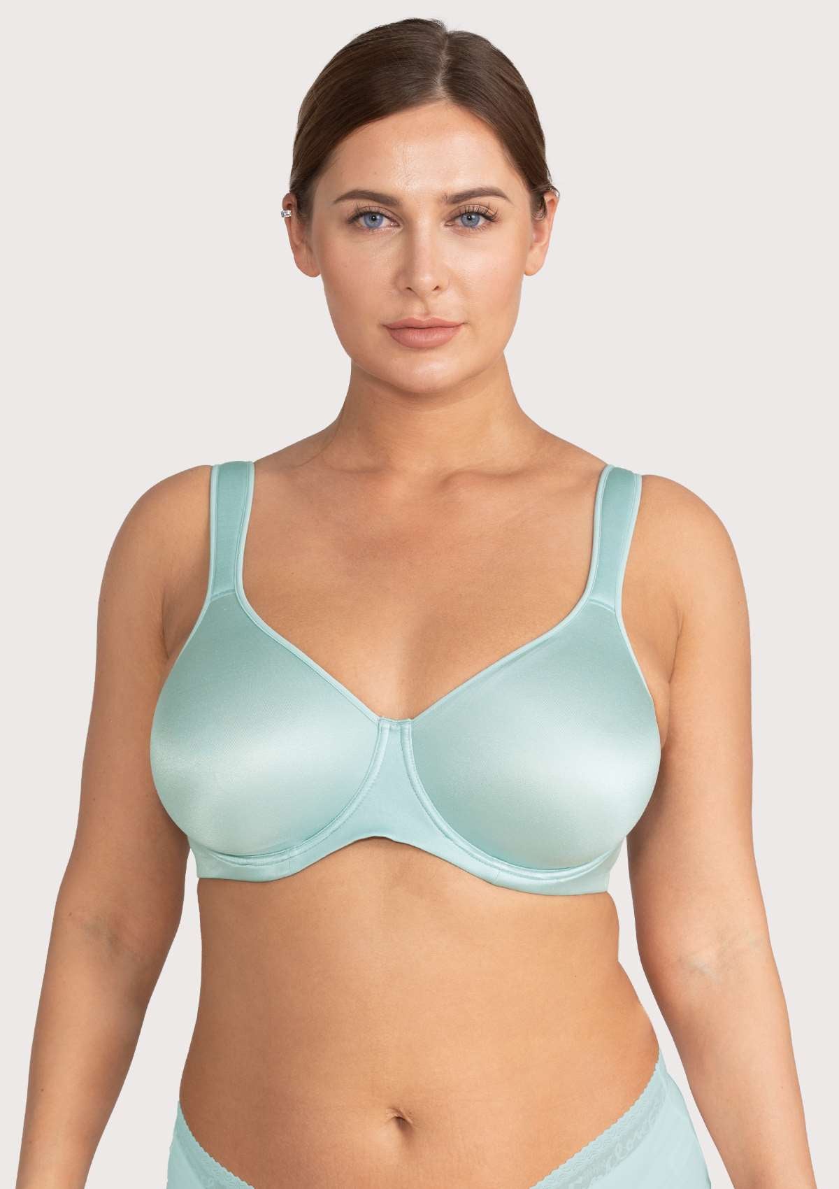 HSIA Blue Unlined Full Coverage Minimizer Bra - HSIA