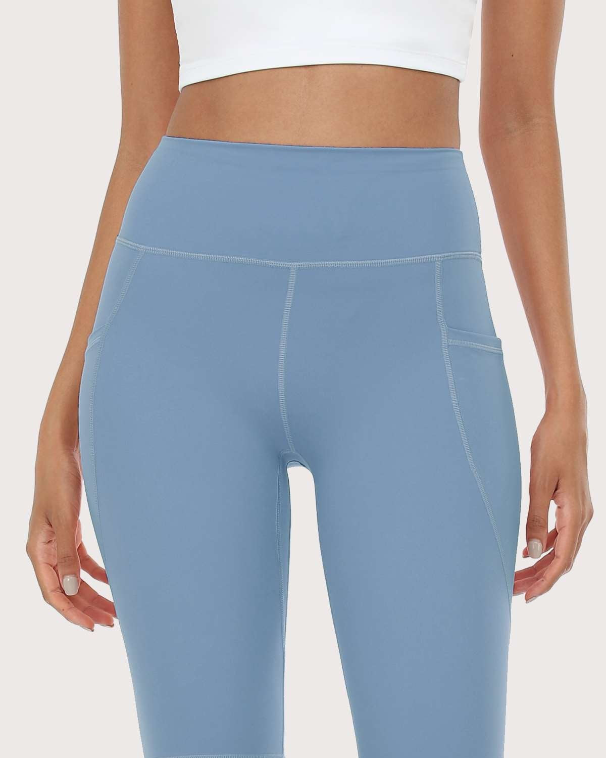 LEAPX Fluent High-Waist Sports Bike Shorts - HSIA