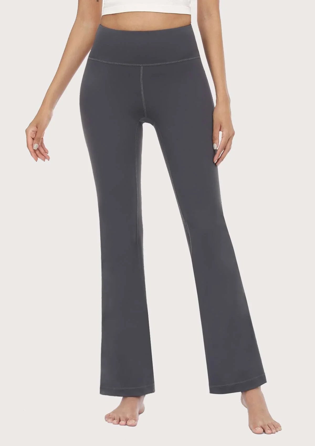 SONGFUL Smooth High Waisted Bootcut Yoga Sports Pants - HSIA