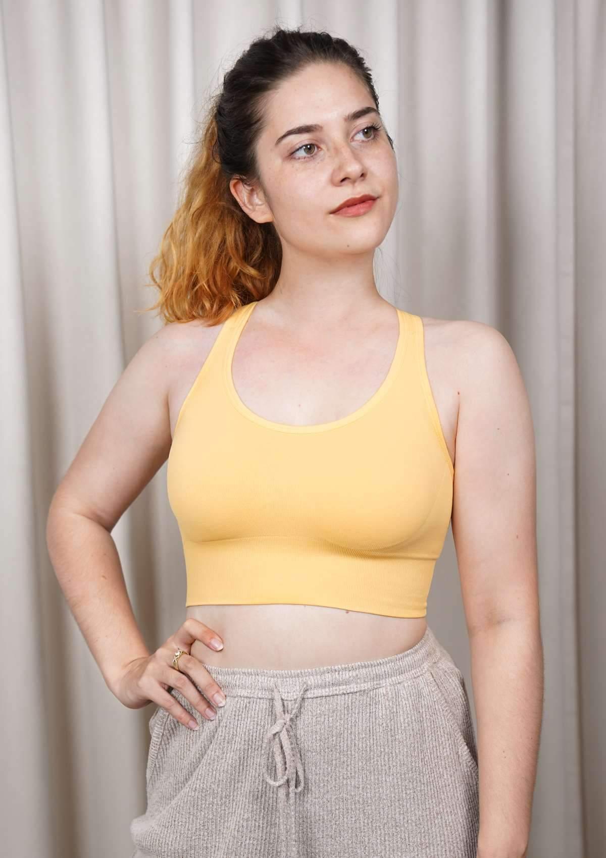 HSIA Racerback Padded Sports Bra - HSIA
