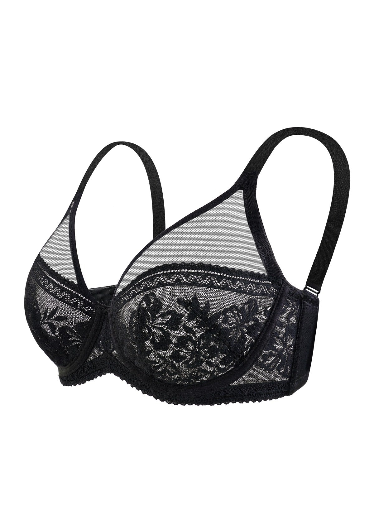 Gladioli Lace Unlined Underwire Bra - HSIA