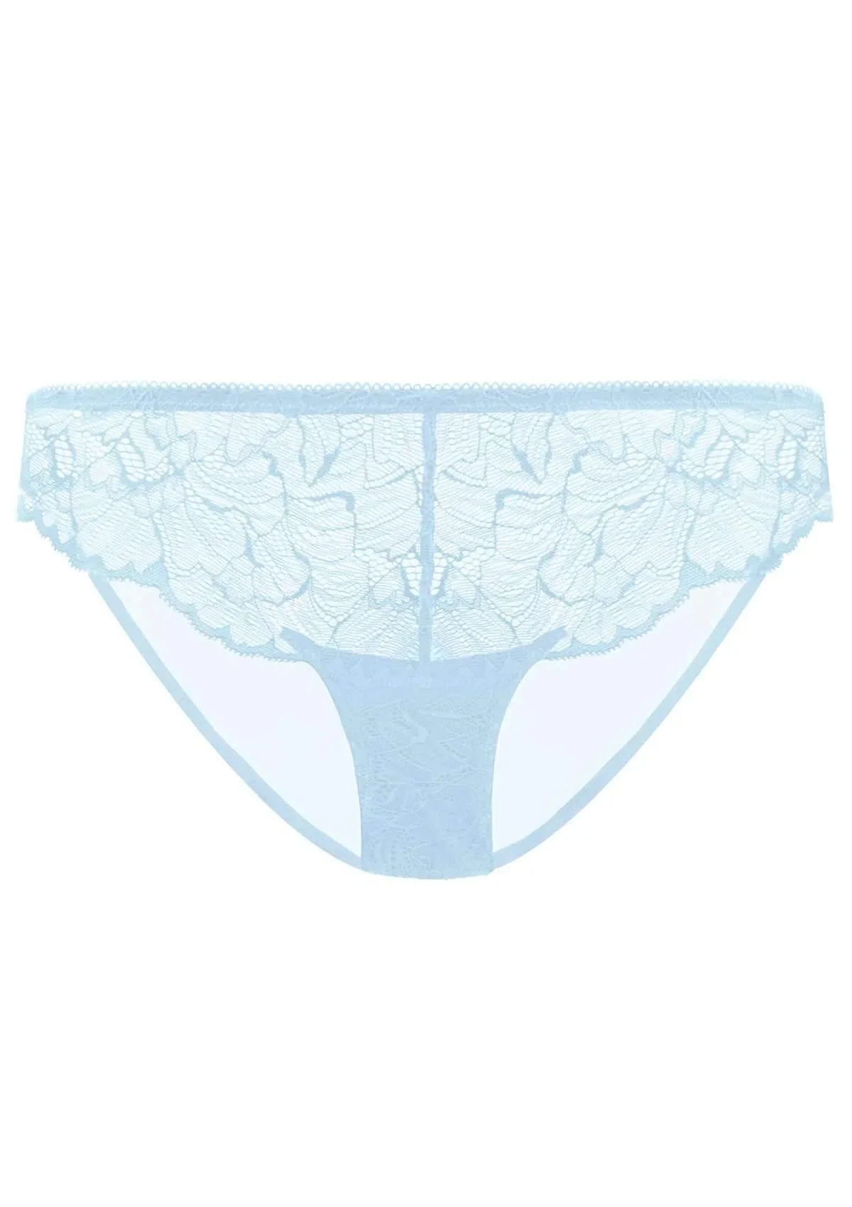 HSIA Blossom Storm Blue Lace Bikini Underwear - HSIA