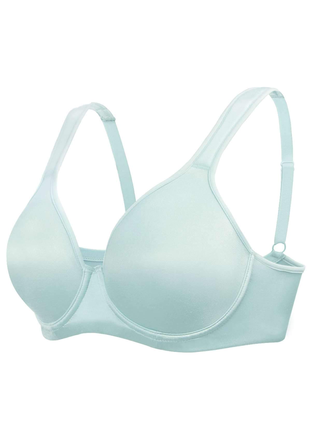 HSIA Blue Unlined Full Coverage Minimizer Bra - HSIA