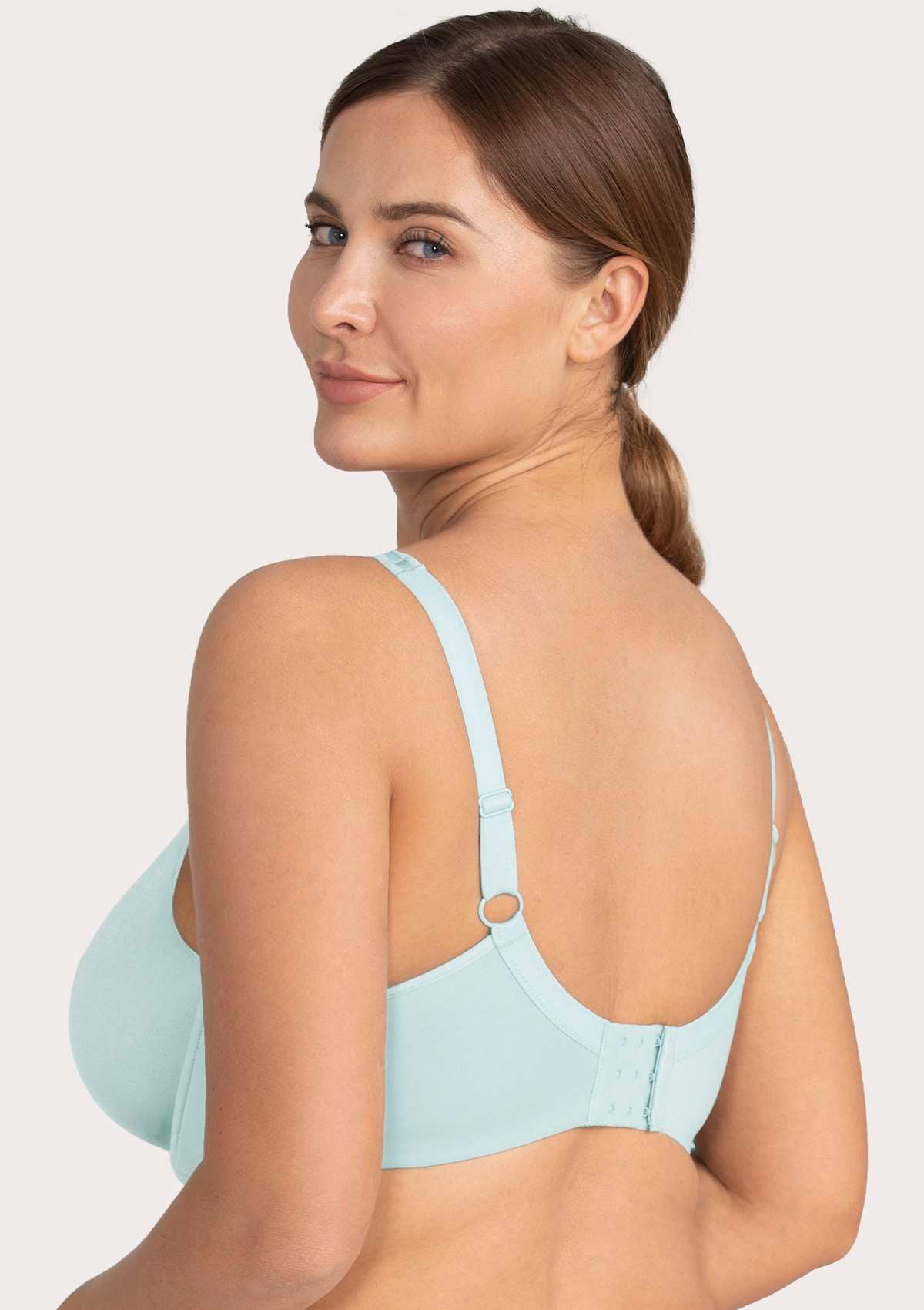 HSIA Blue Unlined Full Coverage Minimizer Bra - HSIA