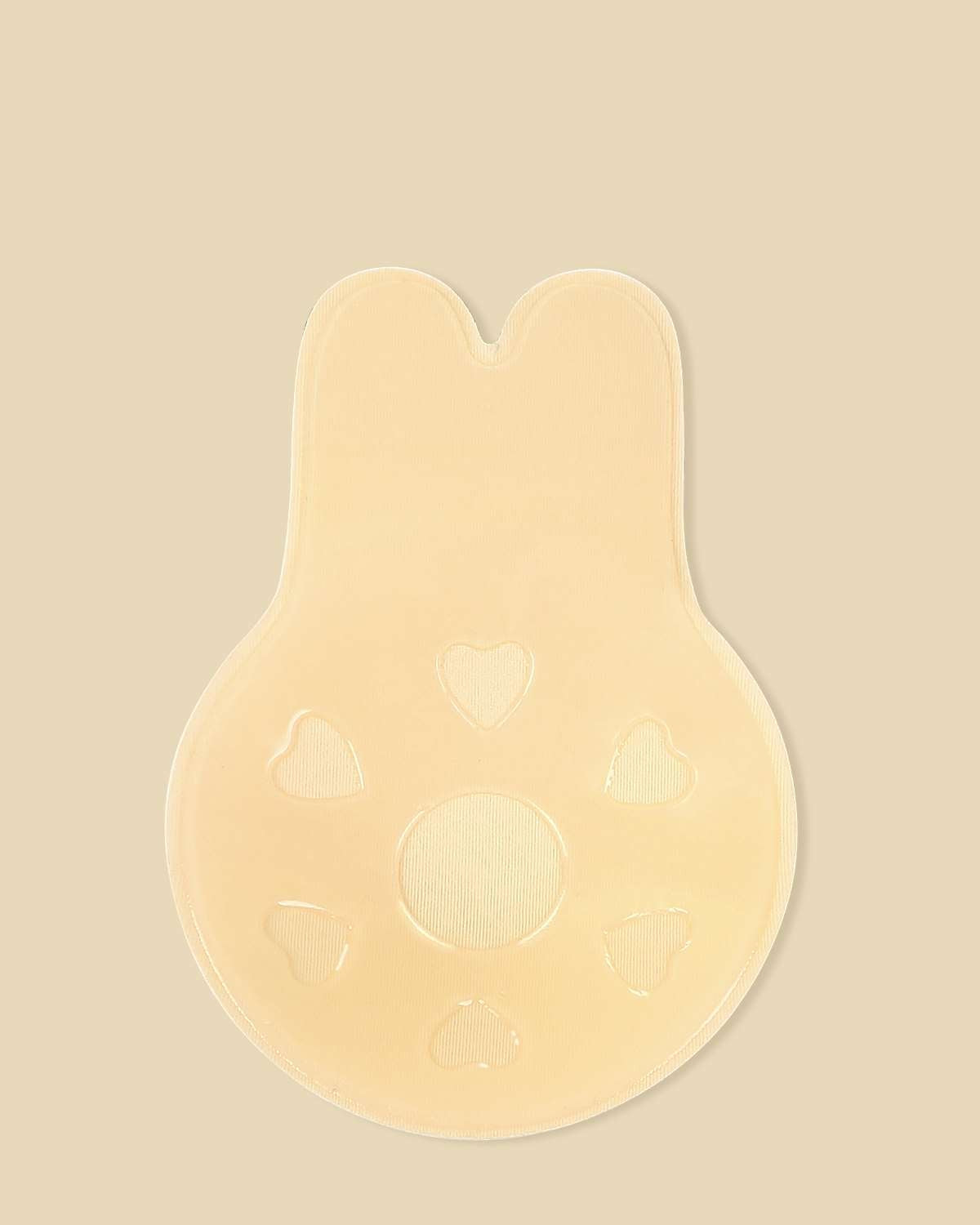 HSIA Bunny-Shaped Adhesive Push-Up Pasties Invisible Bra 2 Pack - HSIA