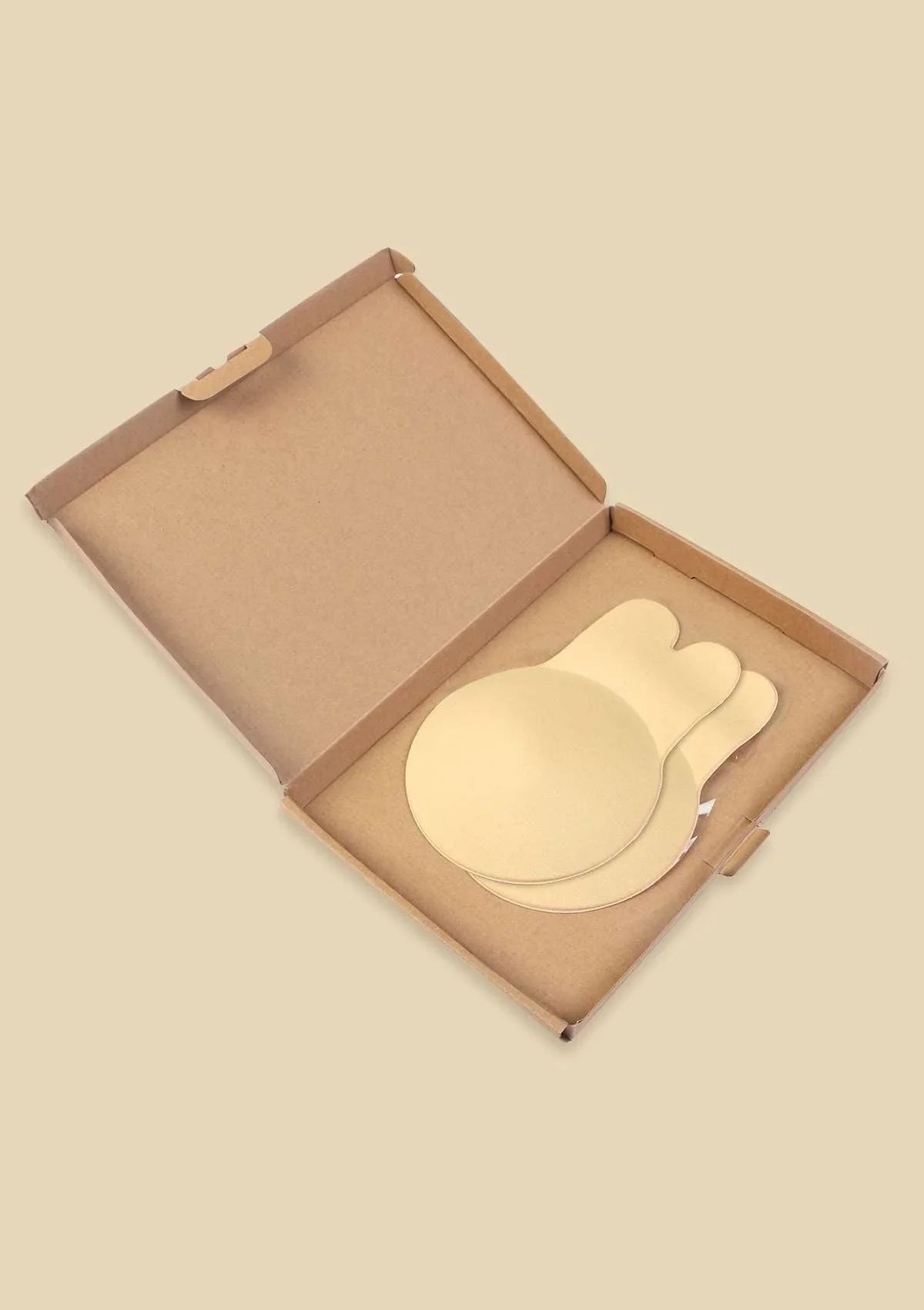 HSIA Bunny-Shaped Adhesive Push-Up Pasties Invisible Bra 2 Pack - HSIA
