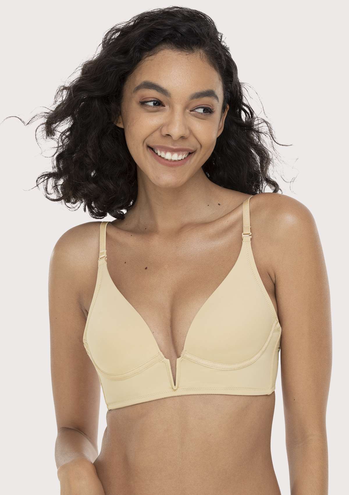 HSIA Deep V Plunge Low Back Wire Bra - HSIA