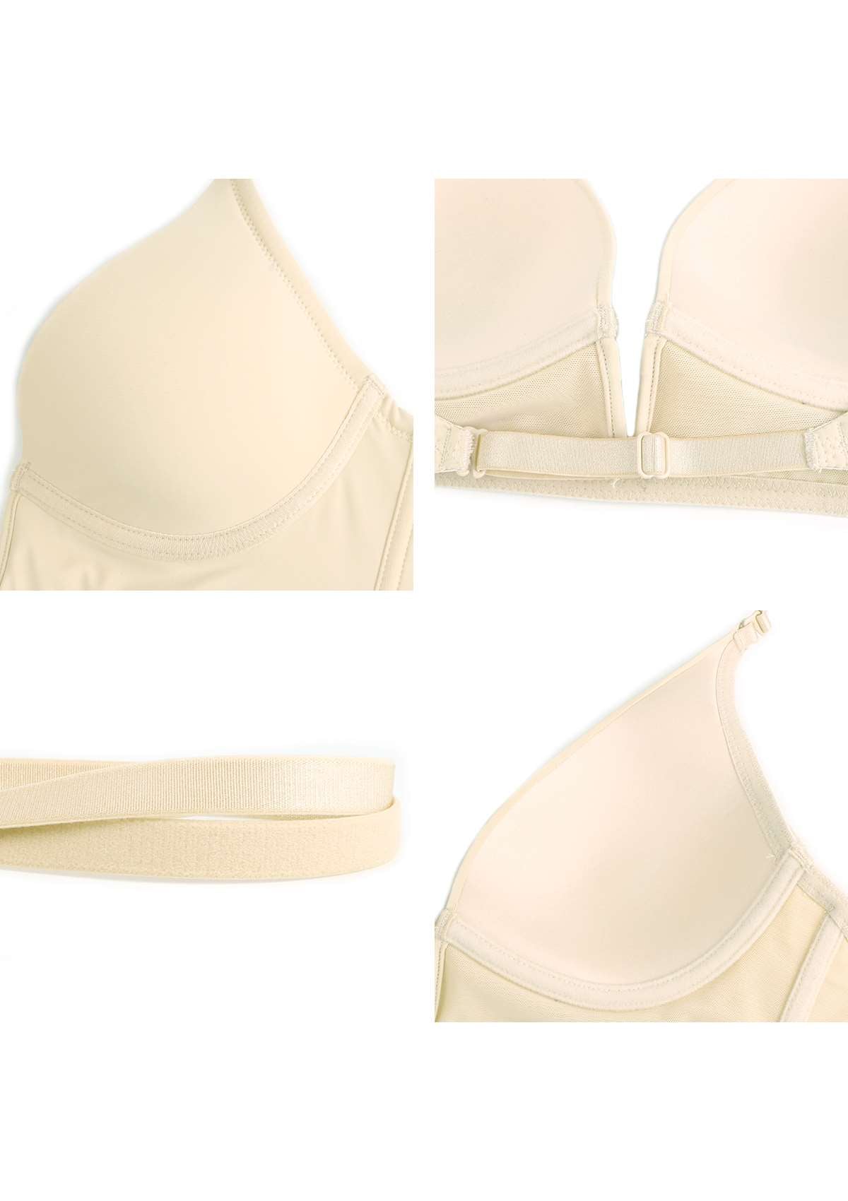 HSIA Deep V Plunge Low Back Wire Bra - HSIA