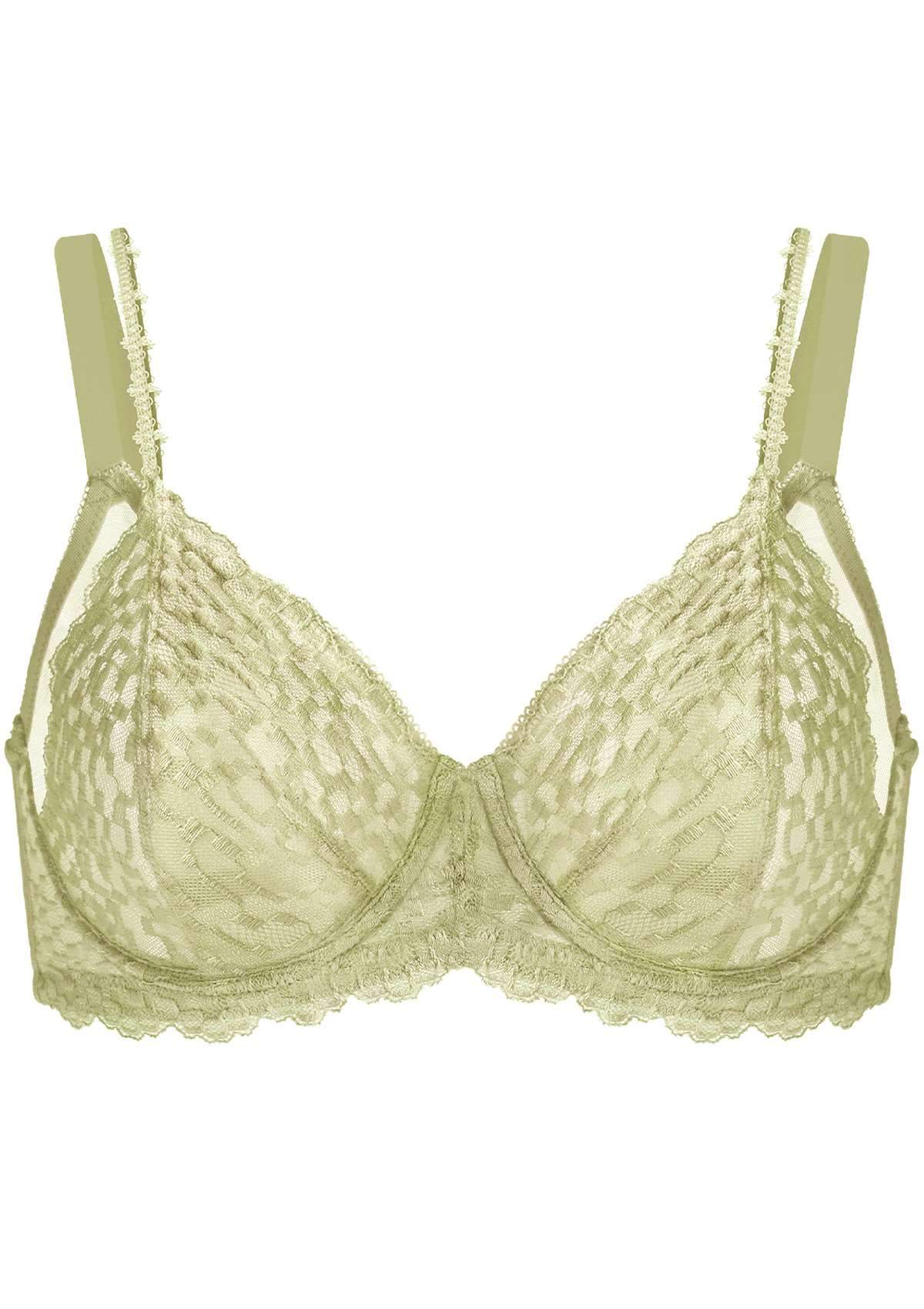 Overkill Double Straps Full Lace Bra - HSIA