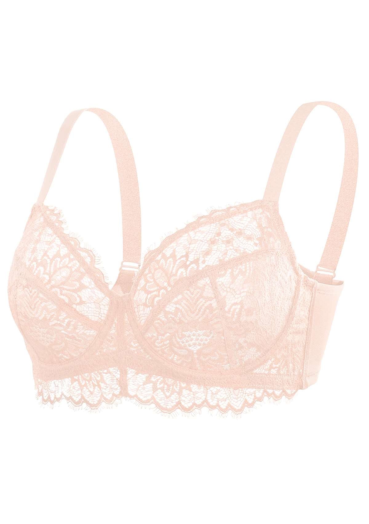 HSIA Purple Sunflower Underwire Lace Bra - HSIA