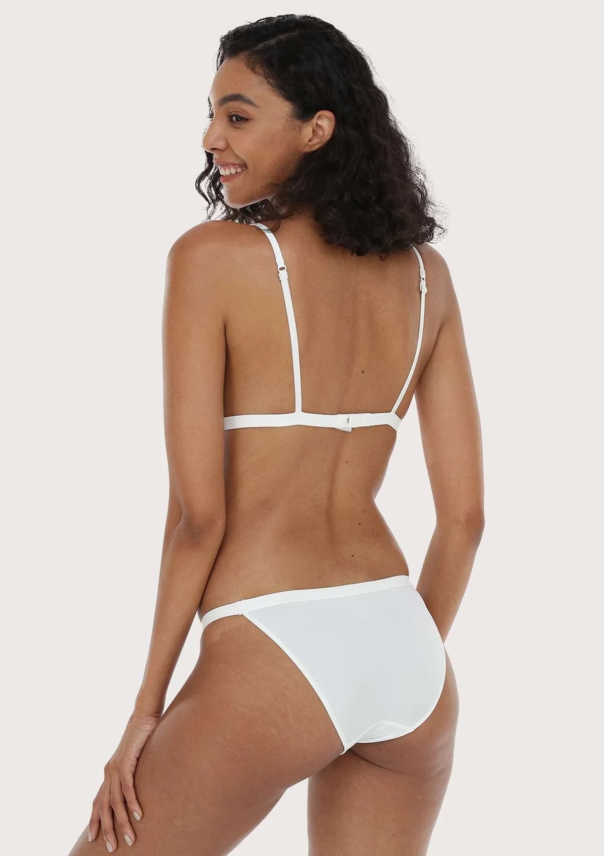HSIA Polka Dots Triangle Wireless Bralette - HSIA