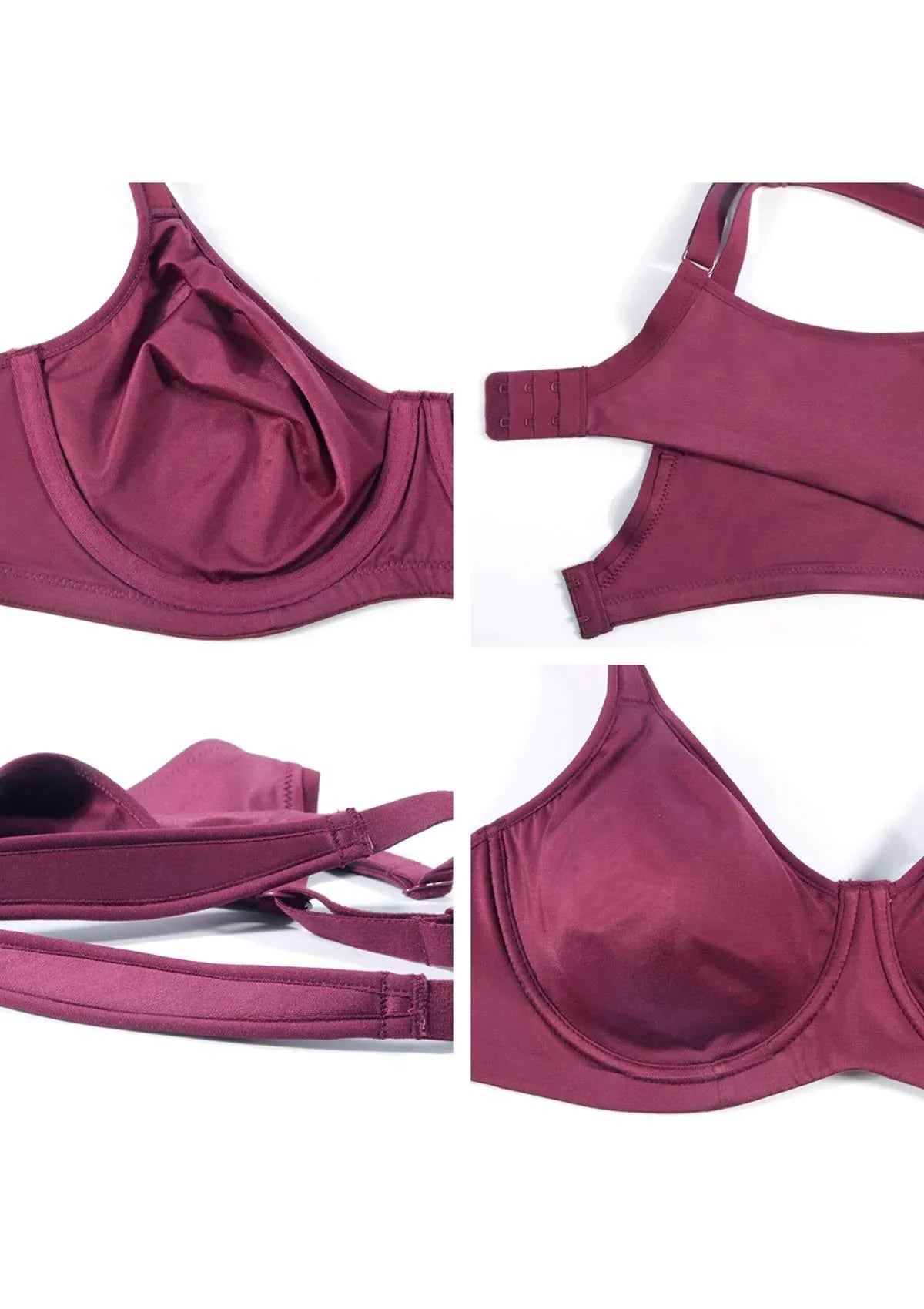 Edith Unlined Full Coverage Minimizer Bra - HSIA