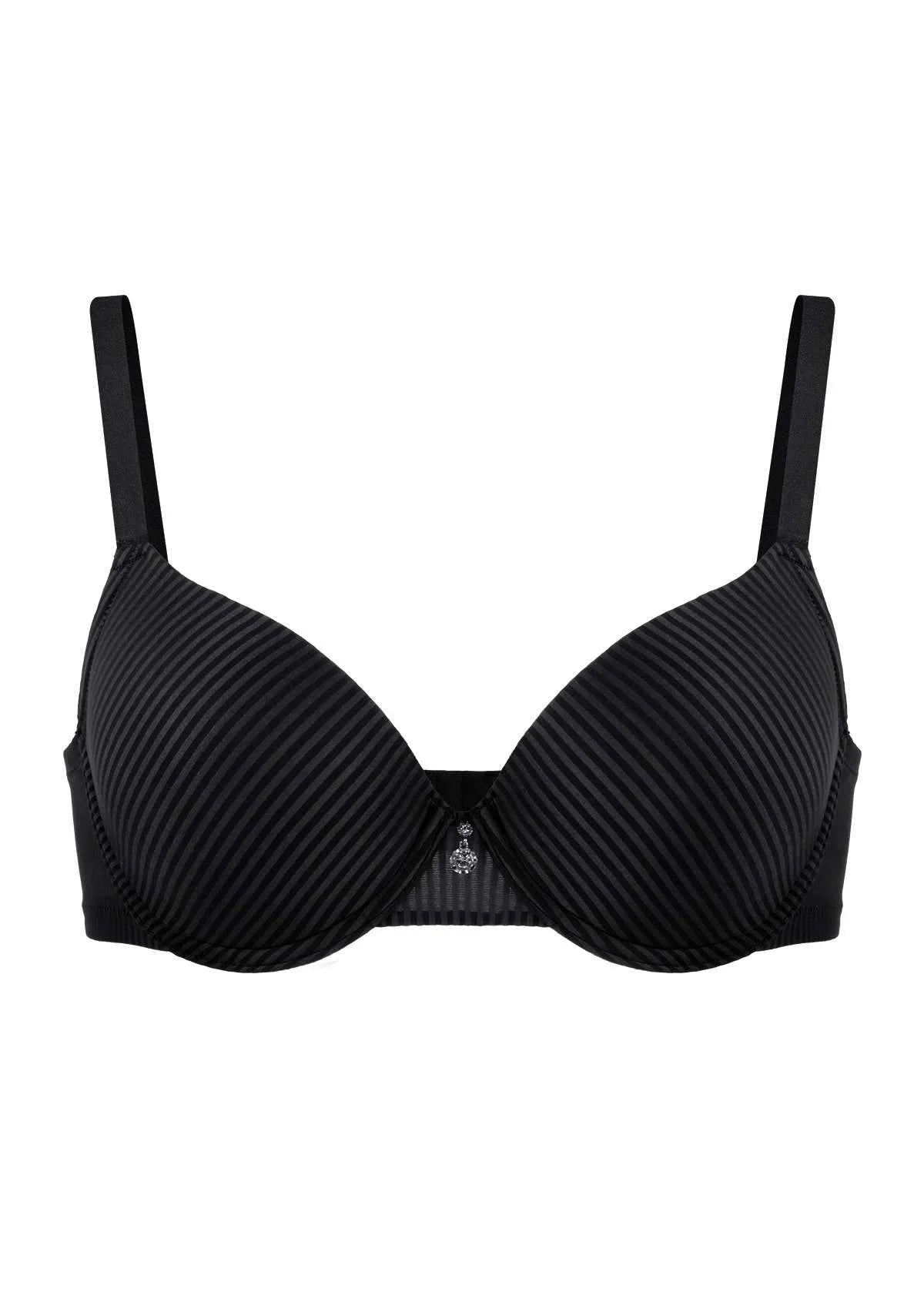 Josephine Striped Smooth Lightly Padded Bra - HSIA