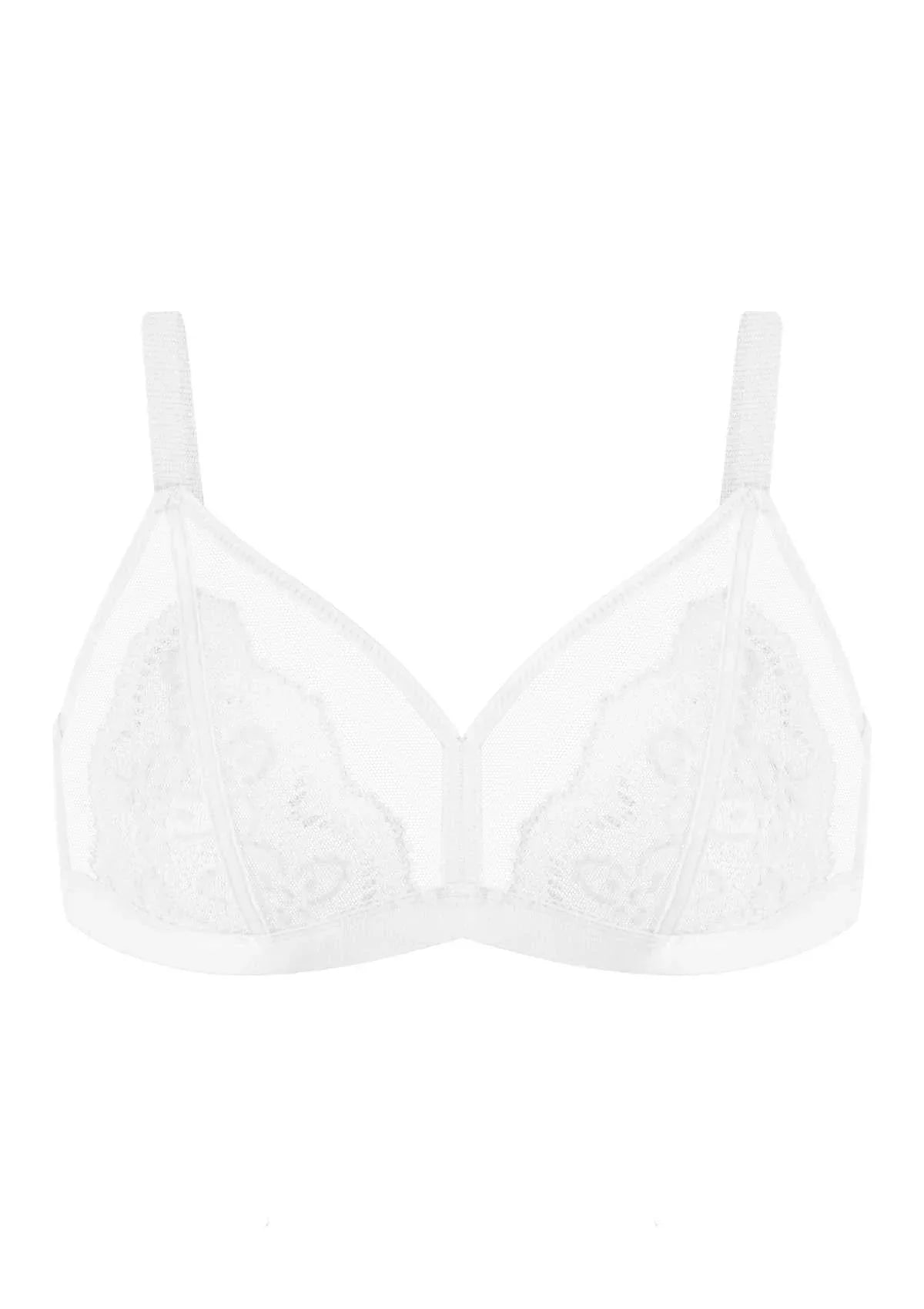 HSIA Wireless Lace Triangle Bra - HSIA